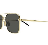 Lunettes de soleil Gucci Homme GG1957SA001-GOLD-GOLD-GREY58 - GG1957SA001-GOLD-GOLD-GREY58